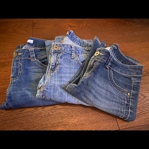 3 pairs Juniors jeans~Aeropostale & Candies size 7